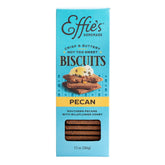 Effie's Homemade Pecans Biscuits close-up texture ideal for snacking.