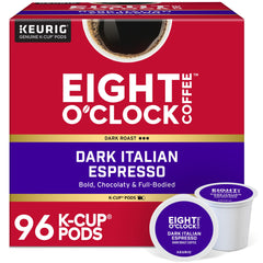 Eight O'Clock Coffee Dark Italian Roast pod ready for bold morning brew