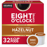 Eight O'Clock Hazelnut K-Cup pods pack for quick, flavorful mornings