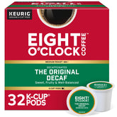 Eight O'Clock Coffee Original Decaf K-Cup pod delivering smooth, full-bodied flavor.