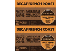 EKOCUPS extra coffee per cup decaf pod for richer taste per brew.