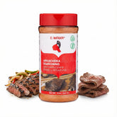 El Matador Arrachera Seasoning jar ready for rich beef flavor