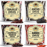 El Molcajete dried ancho chiles for authentic moles and sauces.