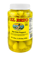 El Pato hot yellow chili peppers jar shows bold color and versatile flavor for meals