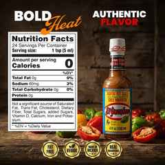 El Yucateco XXXtra Hot Habanero sauce pack — convenient six-pack for family meals.