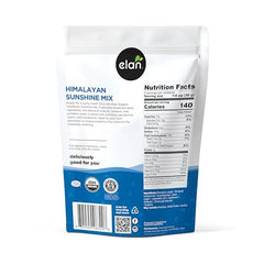 Elan Himalayan Sunshine Mix in a bowl showcasing nuts and dried berries for energy.