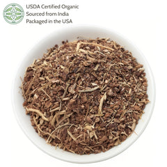 Elanen Naturals sarsaparilla root packaging keeps freshness sealed.