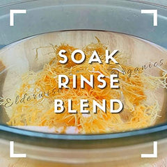 Elderwise Sea Moss Wildcrafted soak rinse blend for quick, smooth gel