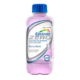 Electrolit Zero Berry Blast bottle highlighting hydration-friendly electrolyte balance for active days