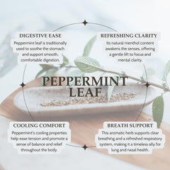 Elanen Naturals dried mint bulk pack for culinary infusions