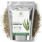 Elanen Naturals Horsetail organic packaging close-up for freshness
