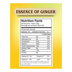 Single-serve sachets show honey and ginger for a comforting hot infusion