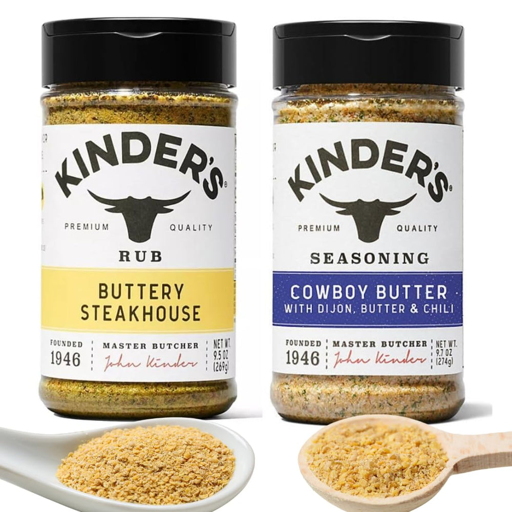 ELI&VAL Kinders Buttery Steakhouse bottle pour hints at a rich crust for beef.