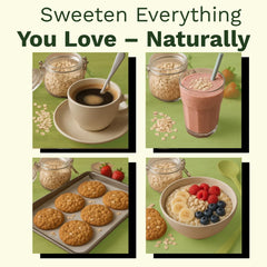 ELI&VAL Truvia packets dissolve instantly in iced tea.