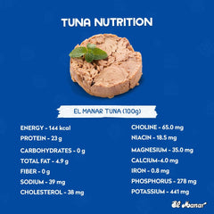 El Manar solid tuna in olive oil can open reveals light texture and aroma.