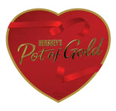 Elmer Chocolate Pot of Gold Heart 14.4 oz gift box with milk and dark chocolates for sharing.