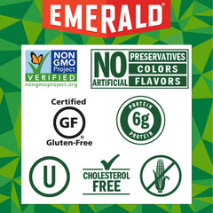 Emerald cashews in hand, easy grab-and-go energy.