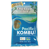 Emerald Cove Pacific Kombu dried seaweed bag front view highlighting premium quality.