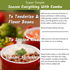 Emerald Cove Roasted Kombu Crisps provide crunchy umami sprinkle ideas.