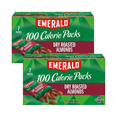 Emerald Dry Roasted Almonds 100-Calorie Pack—convenient on-the-go snack for busy days.