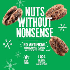 Emerald Cinnamon Toffee Pecans reseal bag maintains freshness