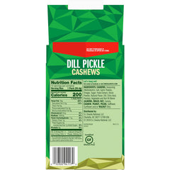 Emerald Dill Pickle Cashews tubes-on-the-go provide convenient single-serve snacking.