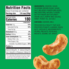 Emerald Salted Caramel Apple Cashews closeup shows rich coating for snack-ready flavor.