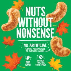 Emerald Salted Caramel Apple Cashews kettle glaze shot highlights bold, small-batch flavor.