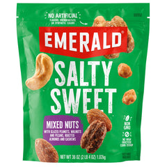 Emerald Salty Sweet Mixed Nuts in bulk bag for family snacks