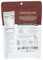 Emmys Chocolate Coconut Crunch close-up bar showing rich chocolate with toasted coconut.