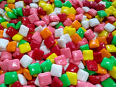 EMPORIUM CANDY Chiclet Gum 1lb box showing colorful fruity pieces for sharing.