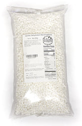 Emporium Candy dehydrated mini vanilla marshmallows in a resealable bag for easy snacking