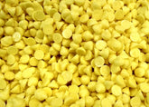 Emporium Candy Lemon Baking Chips 1lb pack closeup for baking versatility.