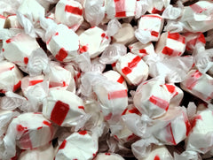 Emporium Candy peppermint taffy individually wrapped for easy sharing.