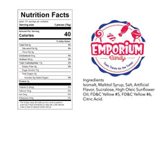 Emporium sugar-free butterscotch buttons individually wrapped for on the go snacking.