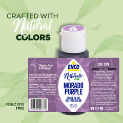 ENCO buttercream piping purple for smooth decoration
