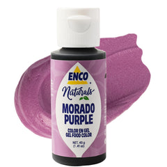 ENCO natural coloring gel purple bottle pour for vibrant frosting