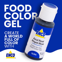 ENCO Royal Blue gel drops for precise decorating control