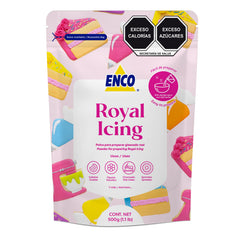 ENCO White Royal Icing bowl pour delivers a smooth glaze for cookies.
