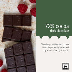 Endangered Species Chocolate Bar Grizzly Dark Raspberry raspberry bits visible