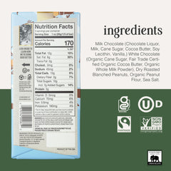 Endangered Species fudgy bar packshot highlighting chocolate and peanut butter flavor for anytime indulgence