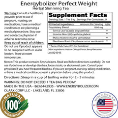 Brewing Energybolizer Perfect Weight tea in a warm cup for sustained energy.