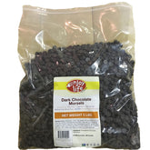 Enjoy Life bulk dark chocolate morsels in 5 lb bags for easy baking.