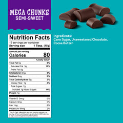 Enjoy Life mega chunks melting for chocolate coating and dessert toppings