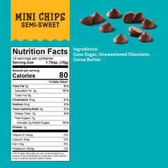 Enjoy Life mini chips label close-up; certified gluten-free and Non-GMO.