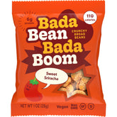 Enlightened Bada Bean Bada Boom crunchy roasted fava beans close-up for snackers.