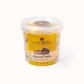 Enstrom Almond Toffee Petites pack shot with wrapped pieces for sharing.