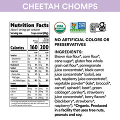 EnviroKidz Cheetah Chomps bowl poured with cereal in milk for easy mornings
