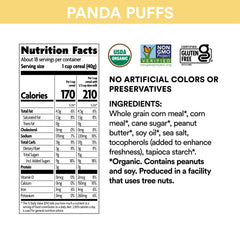 EnviroKidz Panda Puffs bowl emphasizes crunch that remains enjoyable with milk.