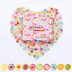 EORA Slices Hard Candy tropical flavors assortment for sharing at gatherings and gift baskets.